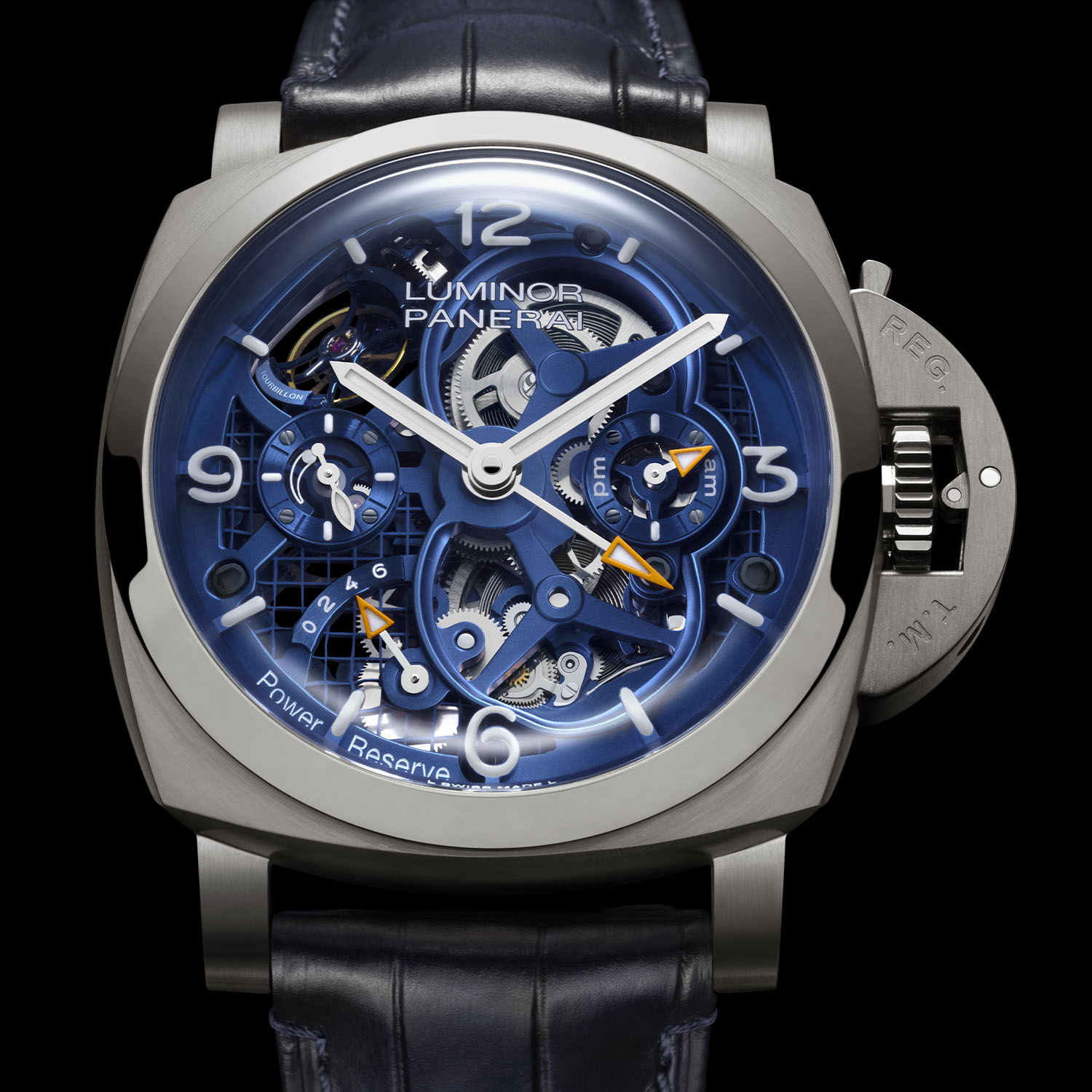 The Panerai Luminor Tourbillon GMT Titanio PAM01784