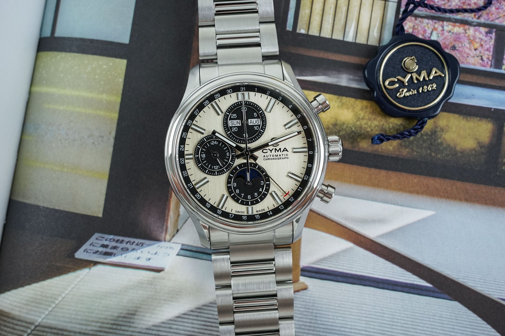 Cyma Grand Maestro "The Chess" Chronograph Triple Calendar