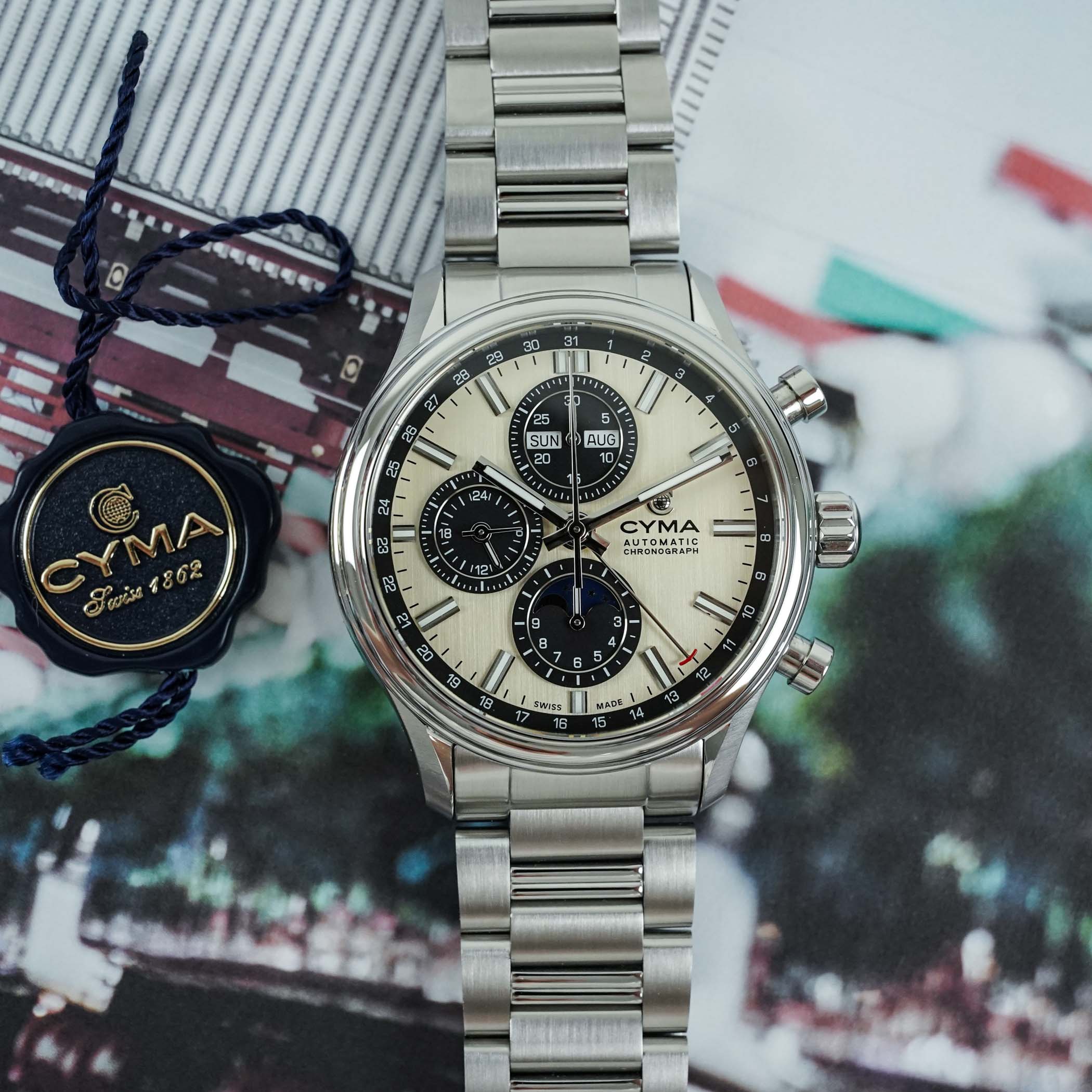 Cyma Adds a Calendar Moonphase to the Grand Maestro The Chess
