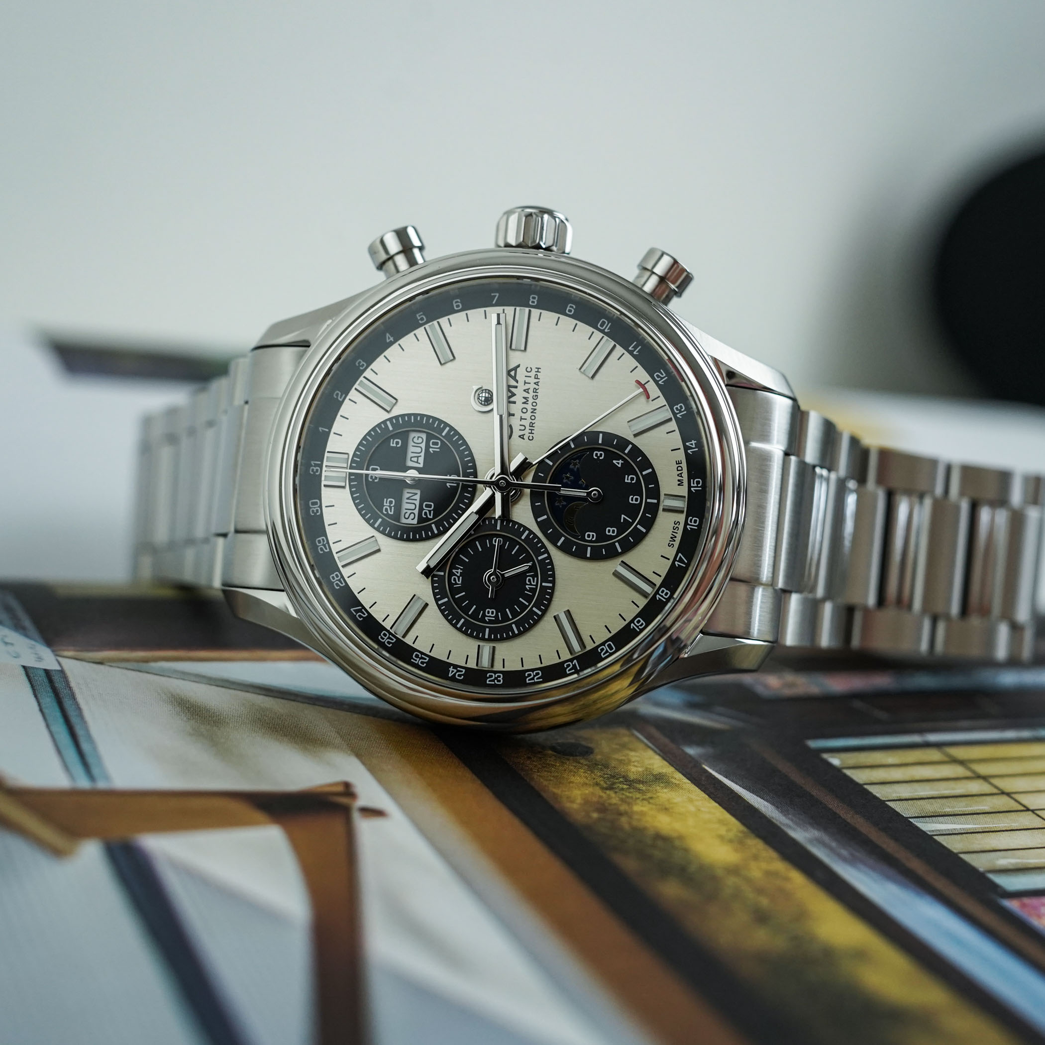 Cyma Adds a Calendar Moonphase to the Grand Maestro The Chess