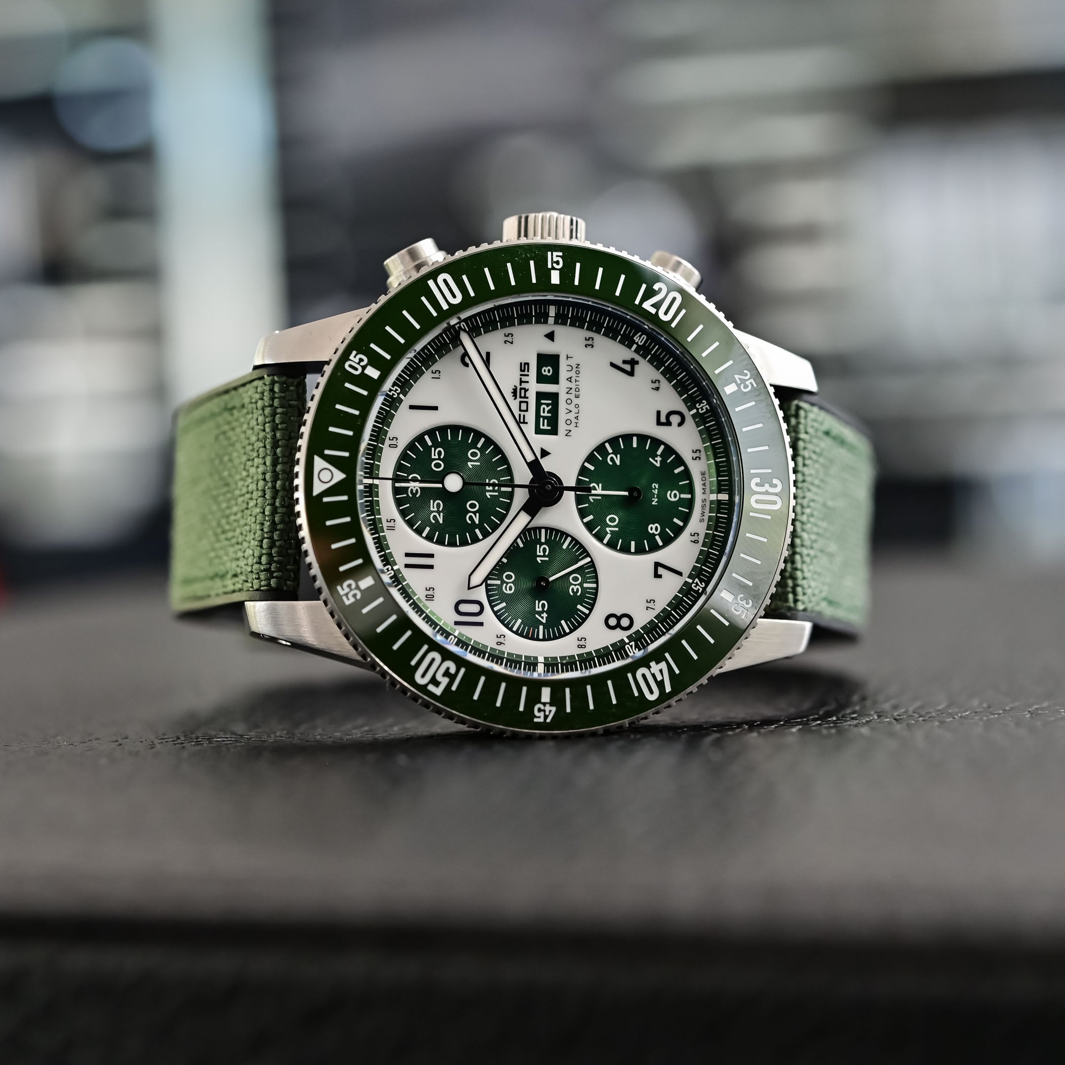 Fortis Gives the Novonaut N-42 a Fully Luminous Halo Dial