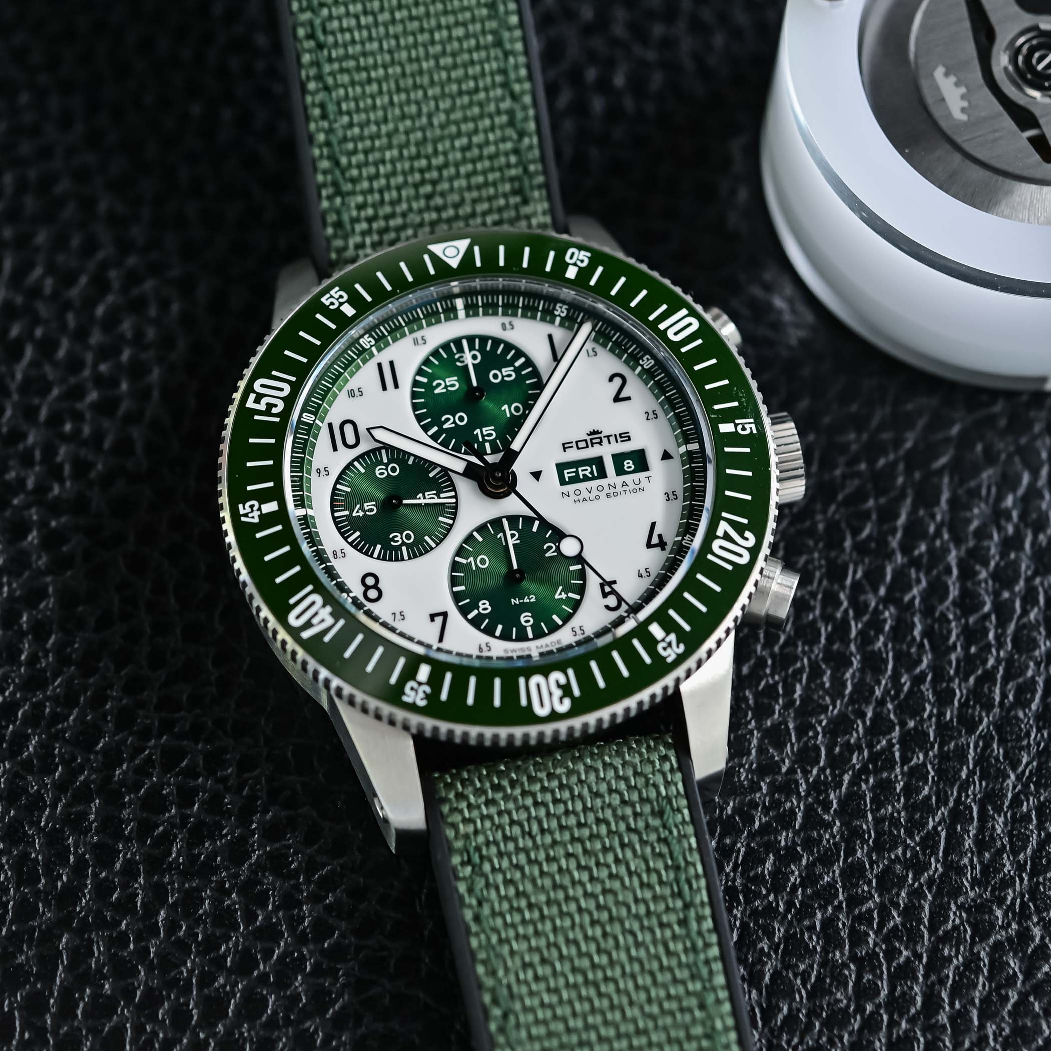Fortis Gives the Novonaut N-42 a Fully Luminous Halo Dial
