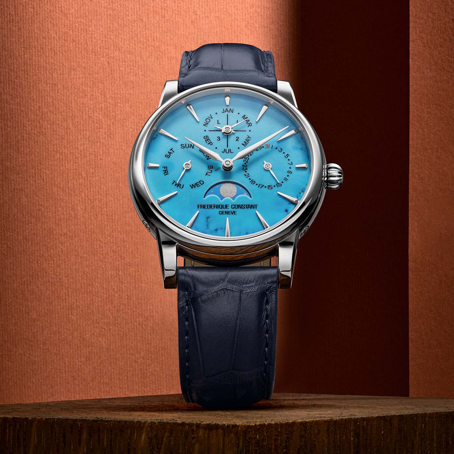 Frederique Constant The Elements Collection 2026 - Classic Moonphase Date Manufacture Onyx Tourbillon Manufacture Heliotrope Perpetual Calendar Manufacture Turquoise - 4