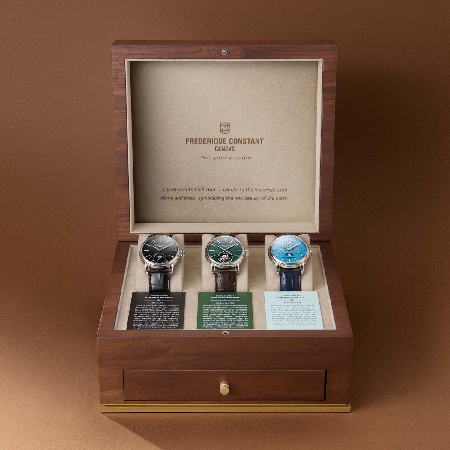 Frederique Constant’s 2026 Elements Collection Puts Stone Dials in the Spotlight