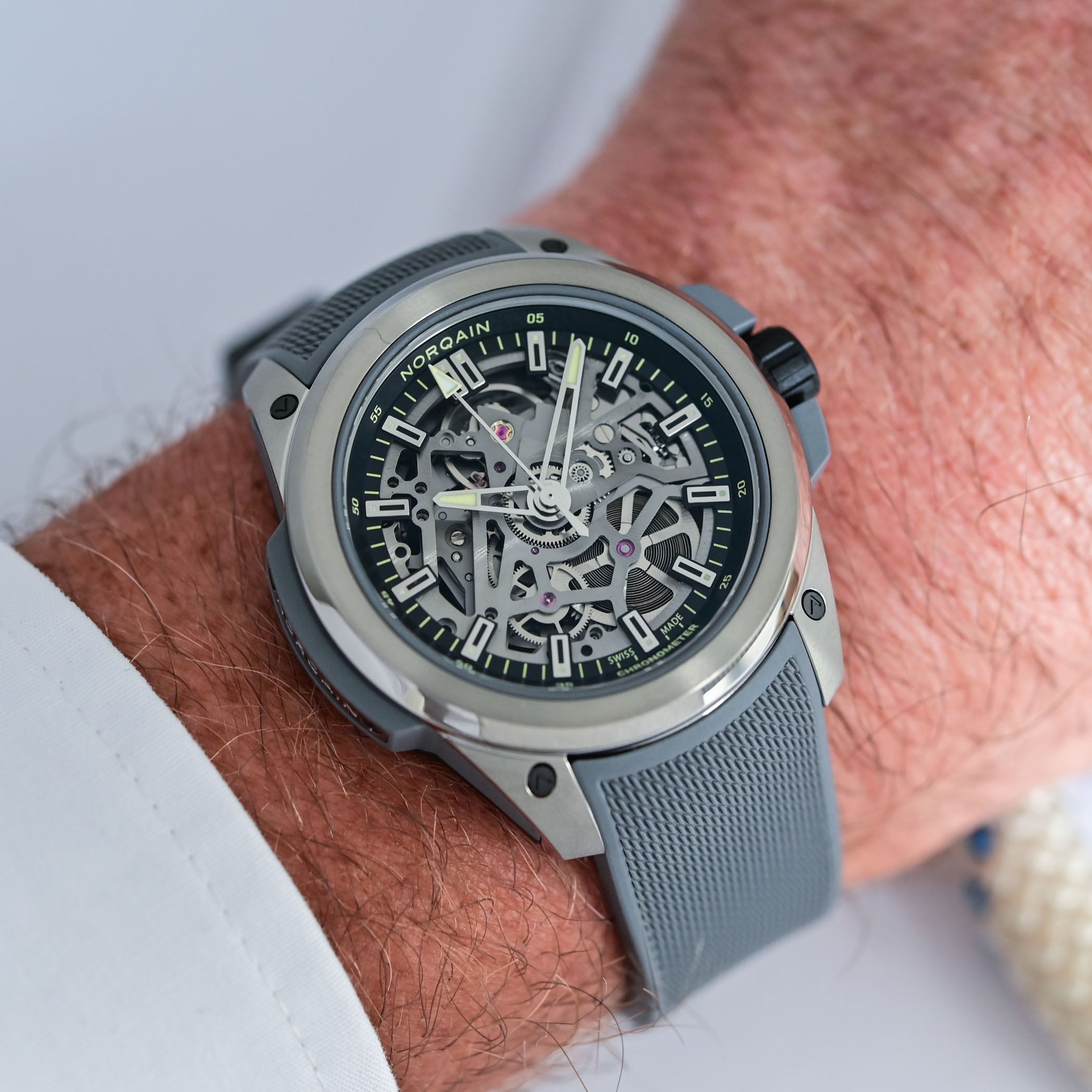 Norqain Wild One Skeleton Titanium 39mm - review - 1