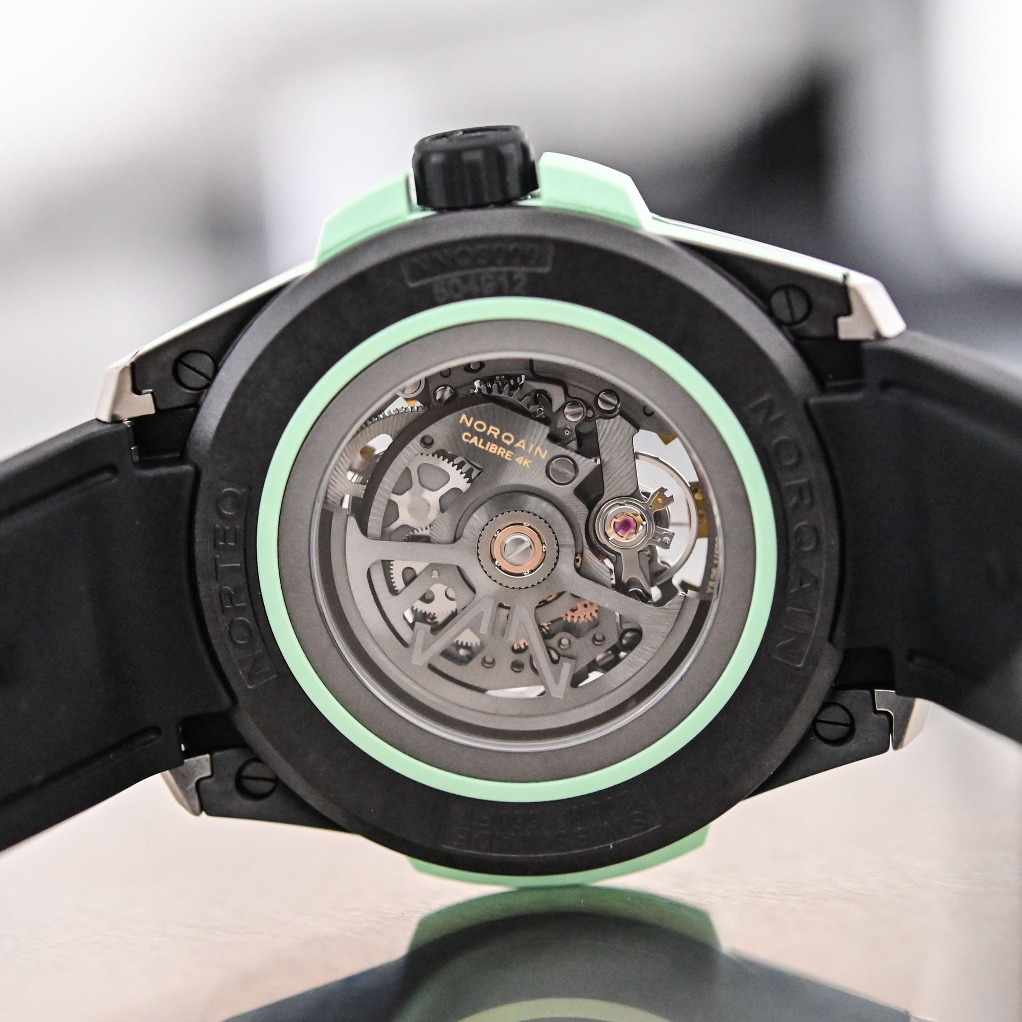 Norqain Wild One Skeleton Titanium 42mm - review - 13