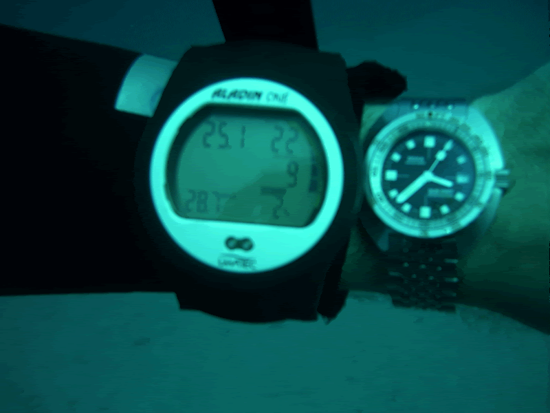 Doxa 600T Sharkhunter under water