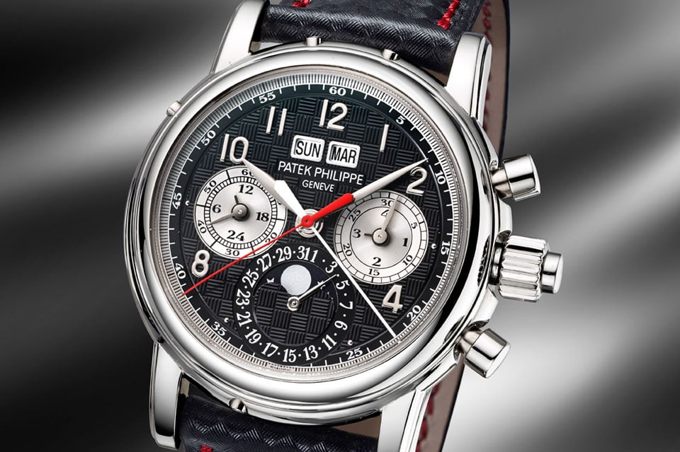 Patek Philippe ref. 5004T Split Seconds Perpetual Calendar in Titanium for Only Watch 2013 Monochrome Watches