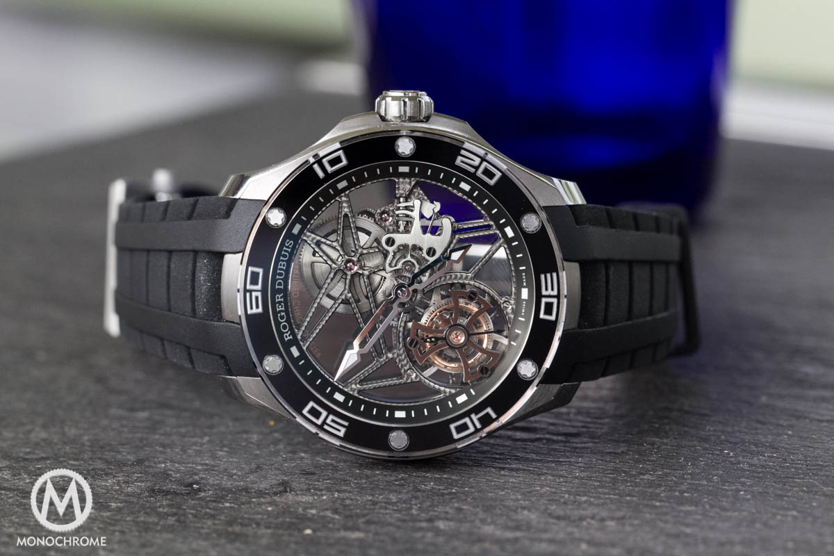 Roger dubuis excalibur on sale skeleton flying tourbillon