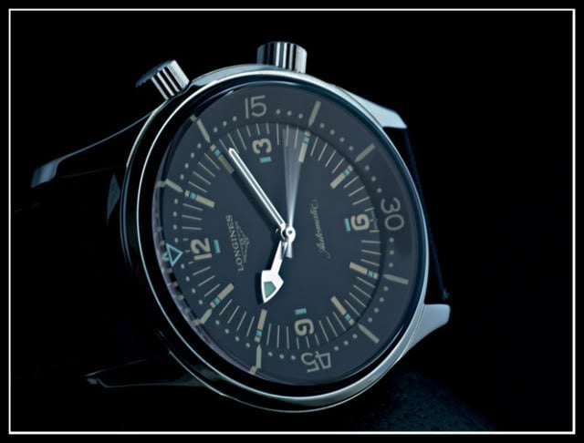 Longines Legend Diver Black PVD with new movement Baselworld