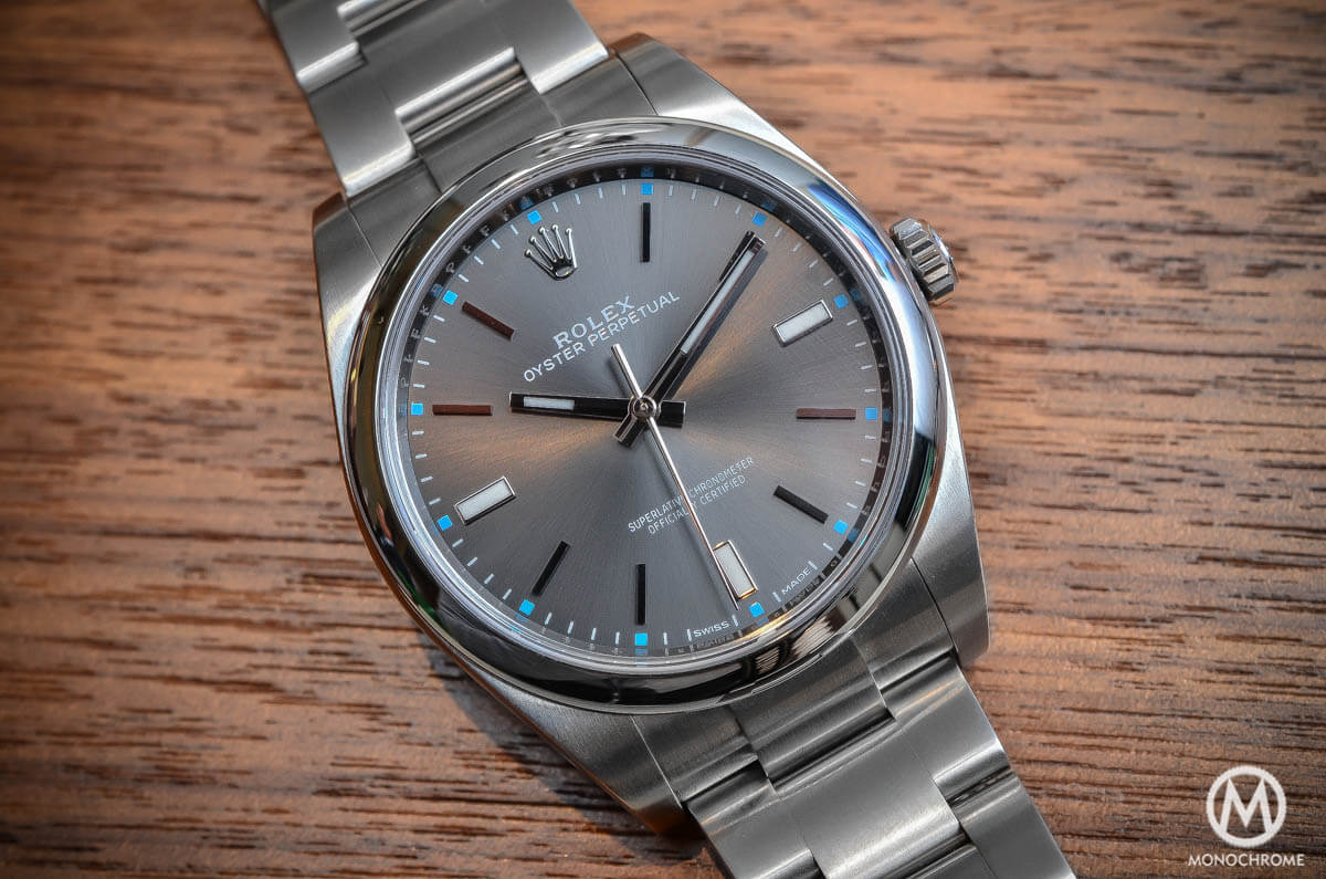 Rolex Oyster Perpetual 39 Blue Dial 114300 Genuine Goods Mens Sites 