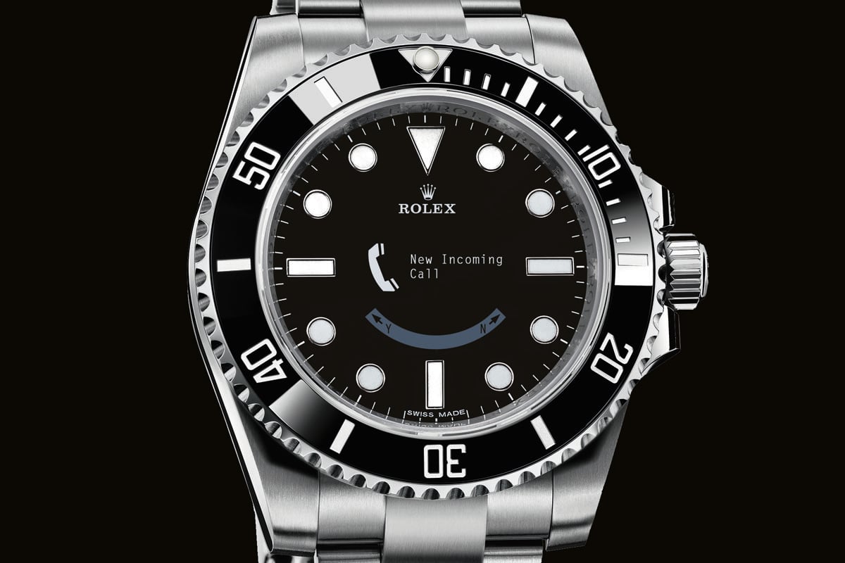 rolex bluetooth watch