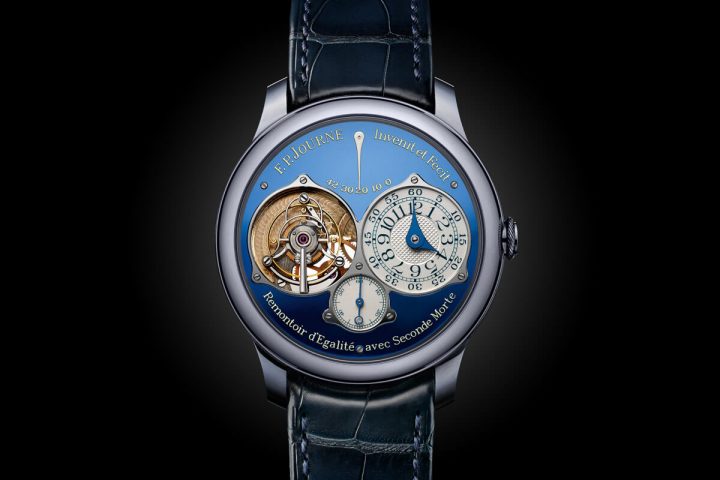 Unique FP Journe Tourbillon Souverain Bleu in tantalum for Only Watch ...