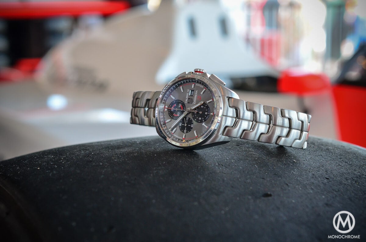 Hands-on with the new TAG Heuer Carrera Calibre 16 Senna Special Editions  during Goodwood 2015 (Live Photos, Specs & price) - Monochrome-Watches