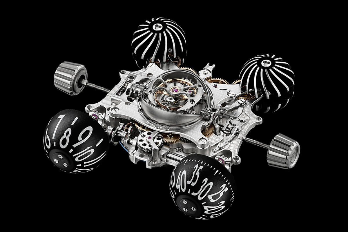 MB&F HM6 RT Space Pirate Red Gold - 1