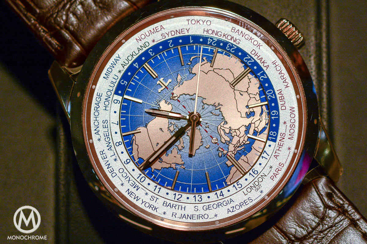Jaeger-LeCoultre Geophysic Universal Time red gold close
