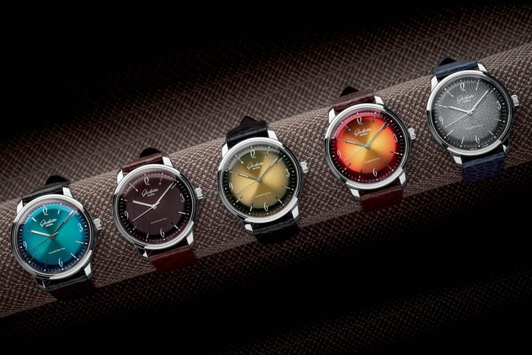 Glashutte Original Sixties colored dials collection