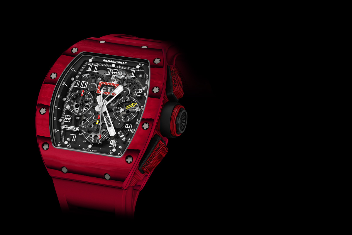 Richard Mille RM 011 Red TPT Quartz automatic flyback chronograph - Cover