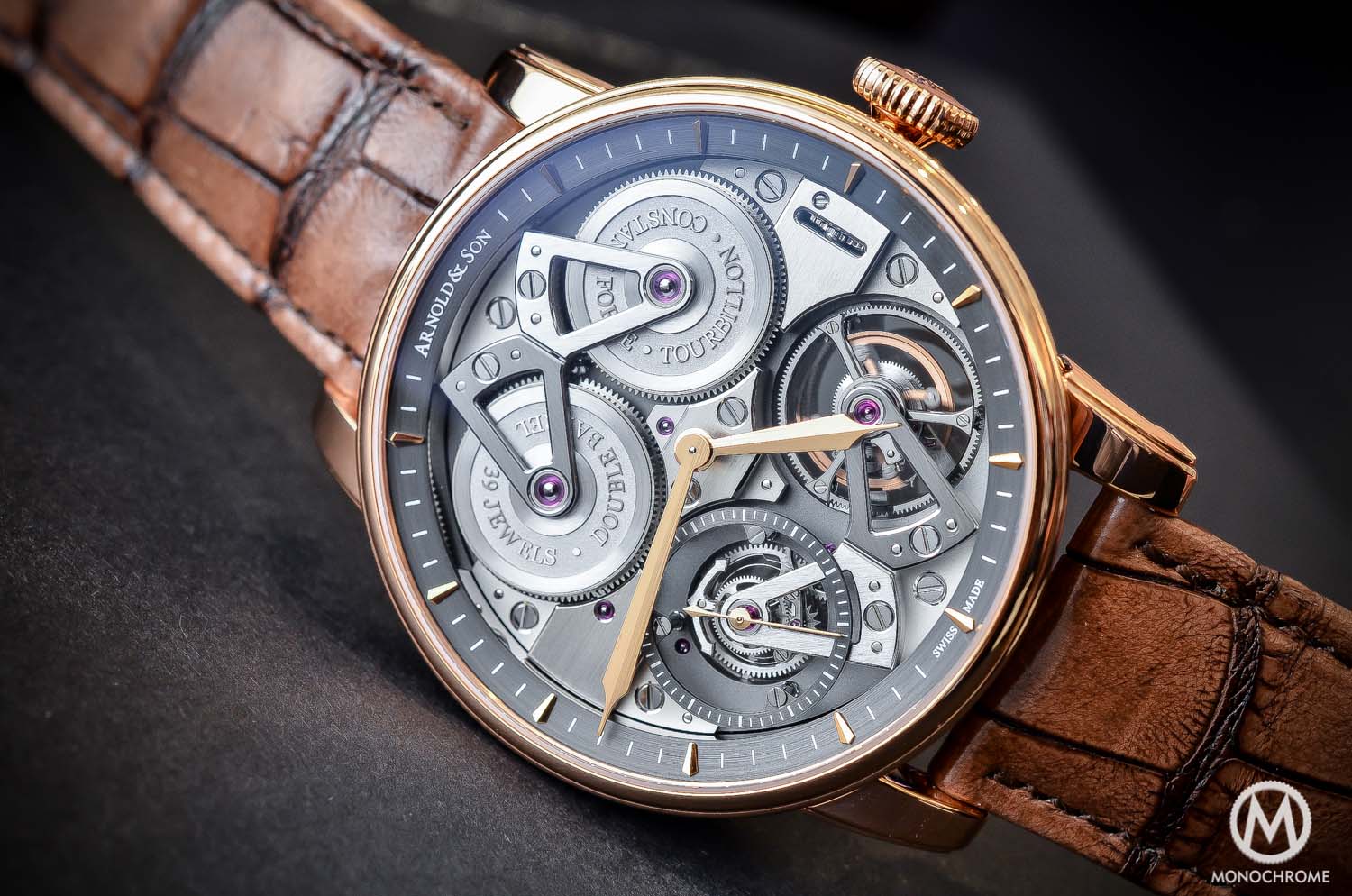 Arnold and Son Constant Force Tourbillon - hands-on review - full case