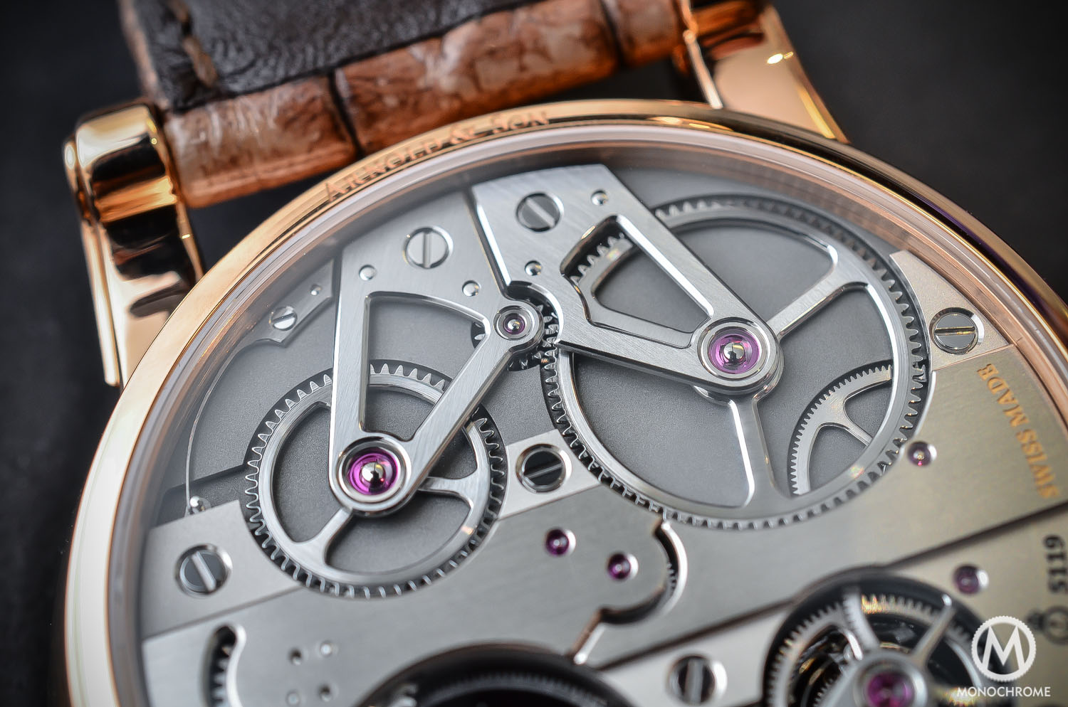 Arnold and Son Constant Force Tourbillon - hands-on review - movement close up