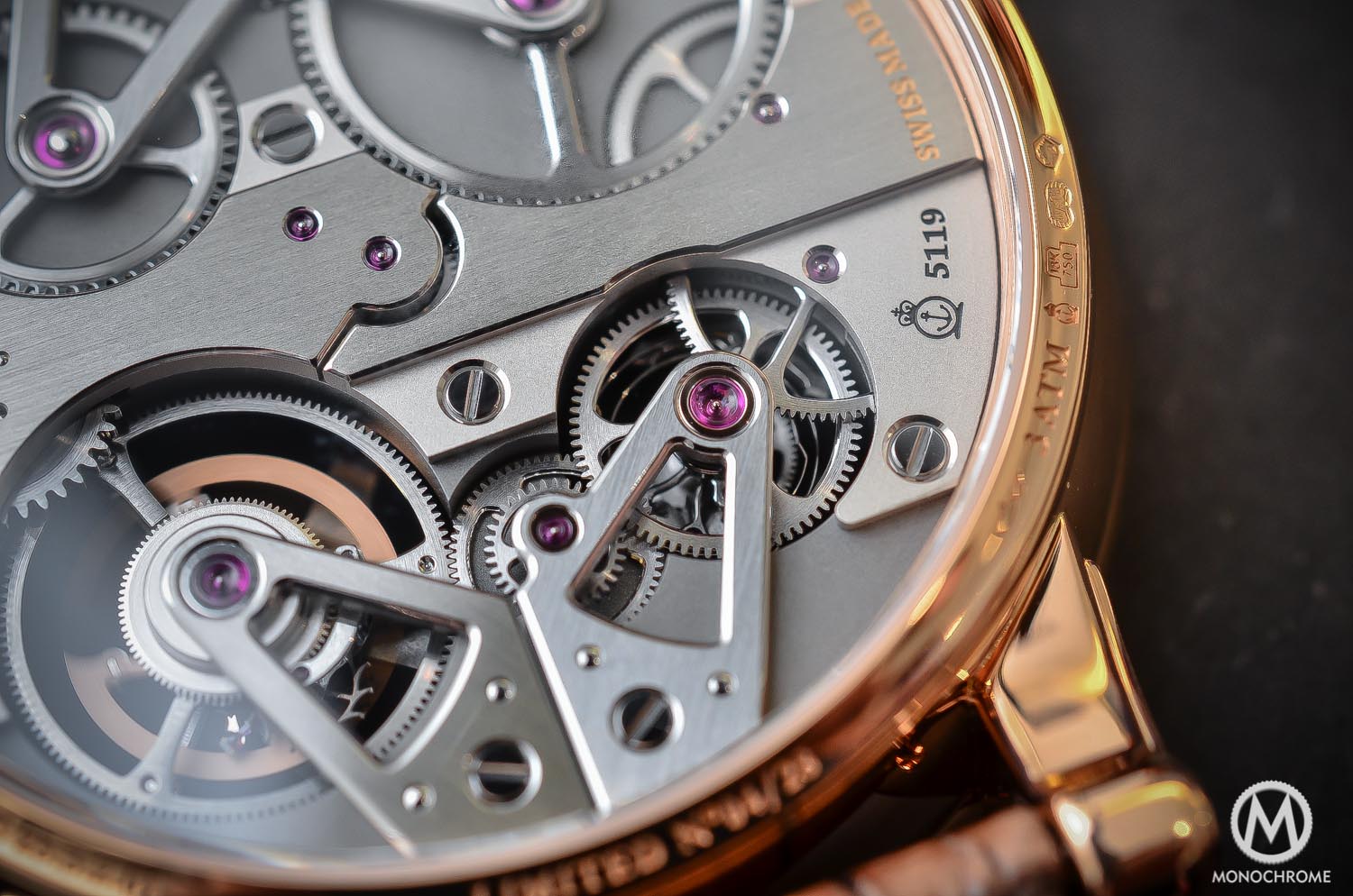 Arnold and Son Constant Force Tourbillon - hands-on review - movement detail