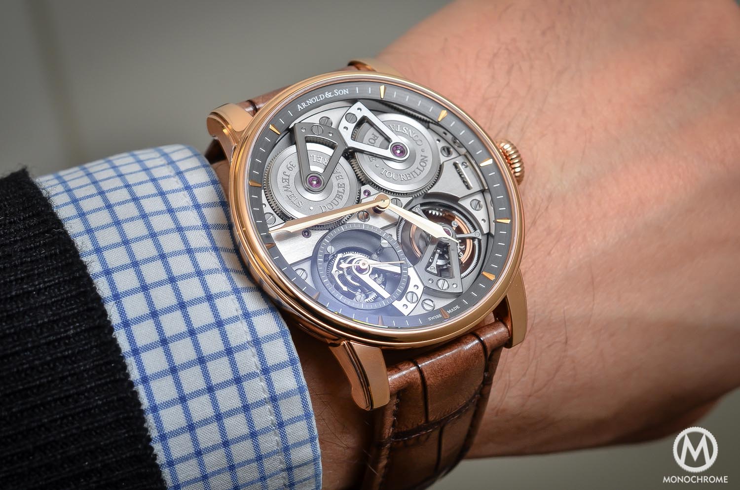 Arnold and Son Constant Force Tourbillon - hands-on review - on the wrist