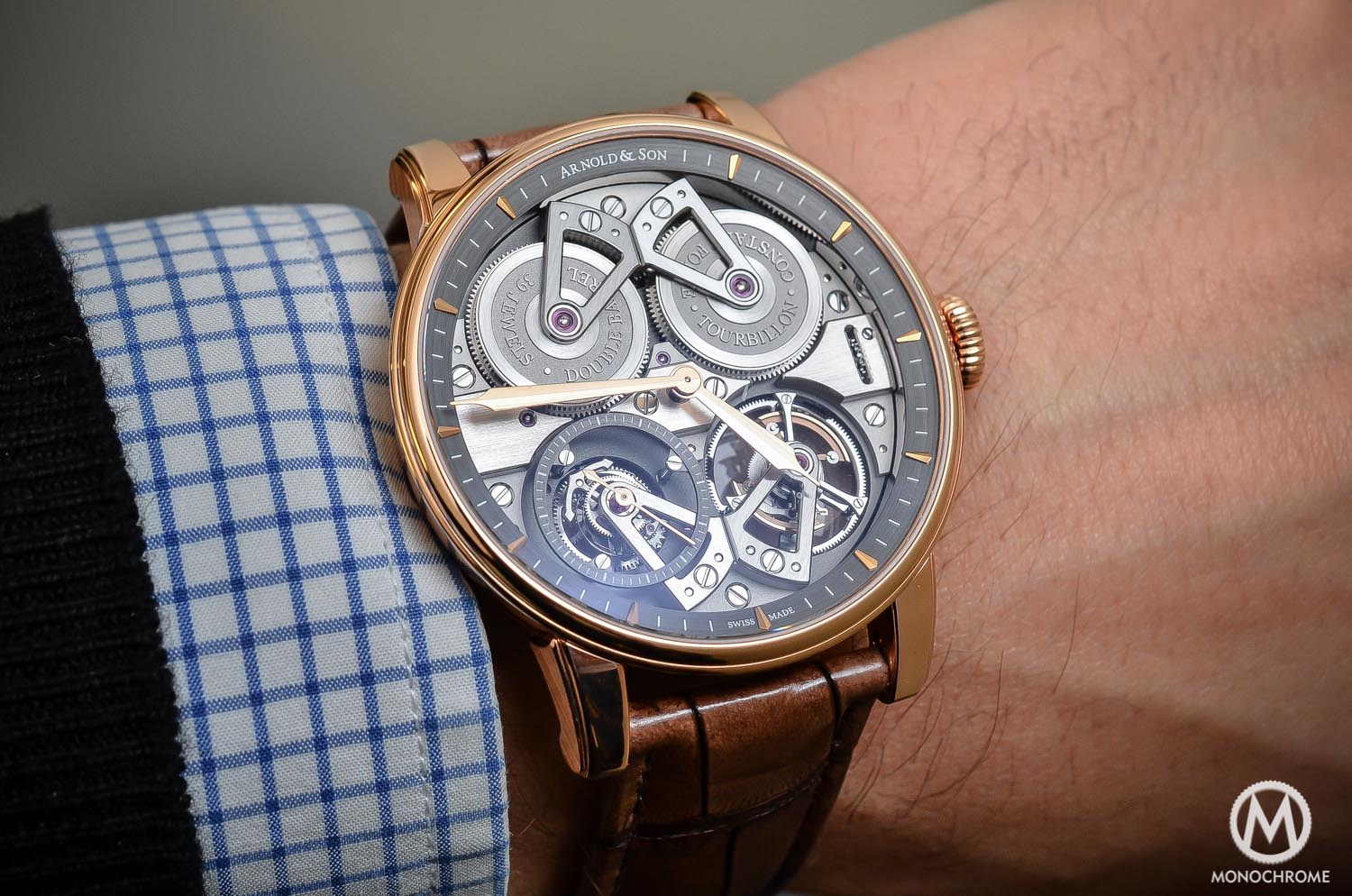 Arnold and Son Constant Force Tourbillon - hands-on review - wristshot