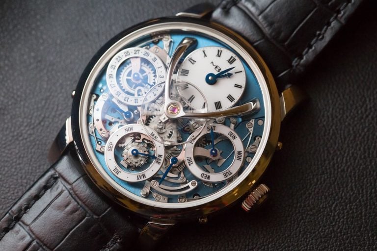 Hands-on review of the brand new MB&F Legacy Machine Perpetual, the ...