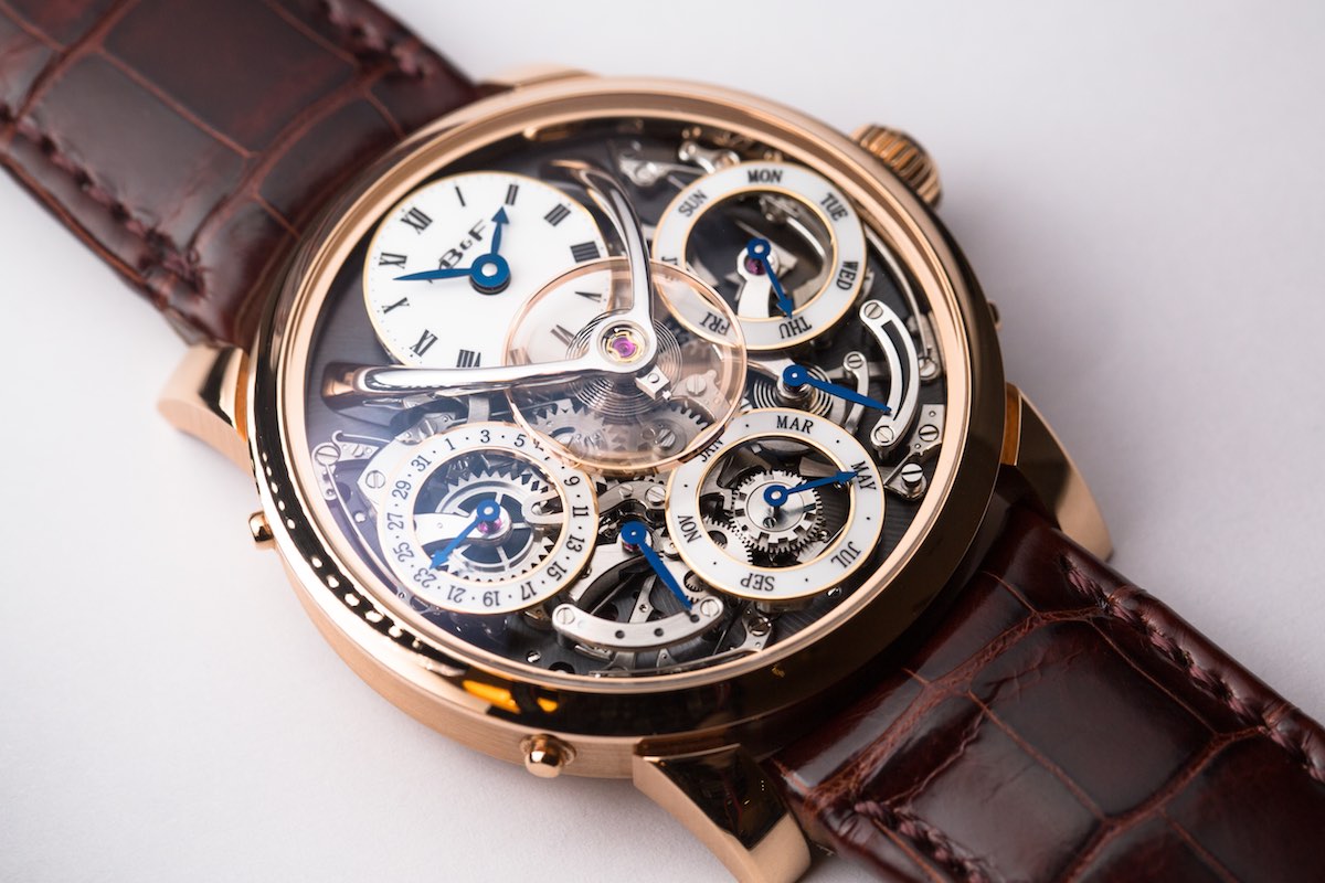 MB&F legacy Machine Perpetual - Credits to The Horophile - red gold dial detail