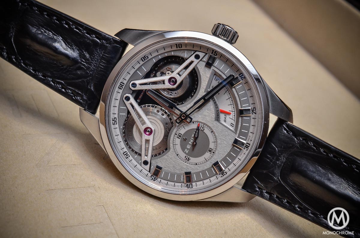 Zenith Academy Georges Favre-Jacot Titanium fusee chain - full case