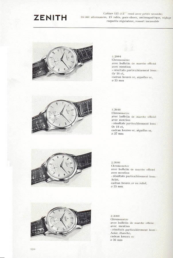 zenith calibre 135 chronometer - 4