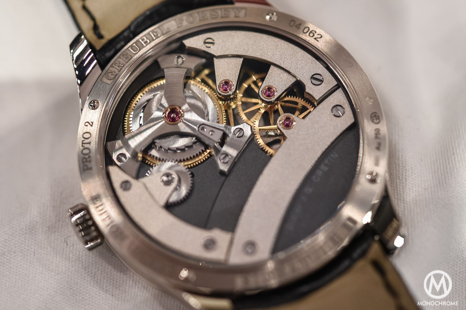 Greubel Forsey Signature 1 - Stainless steel entry level - SIHH 2016 - movement