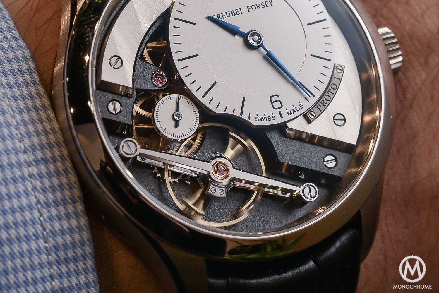 Greubel Forsey Signature 1 - Stainless steel entry level - SIHH 2016 - close up balance wheel