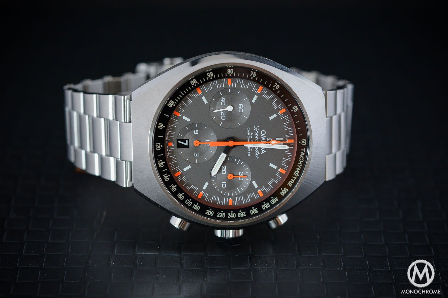 Omega Speedmaster Mark II Chronograph Co-Axial Orange racing dial - ref. 327.10.43.50.06.001 - 3