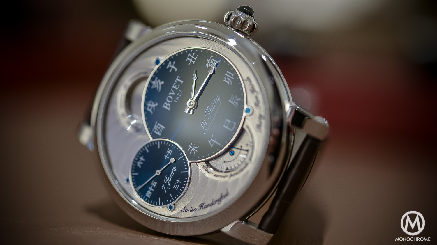 Bovet 19Thirty Dimier blue dial chinese numerals - 10