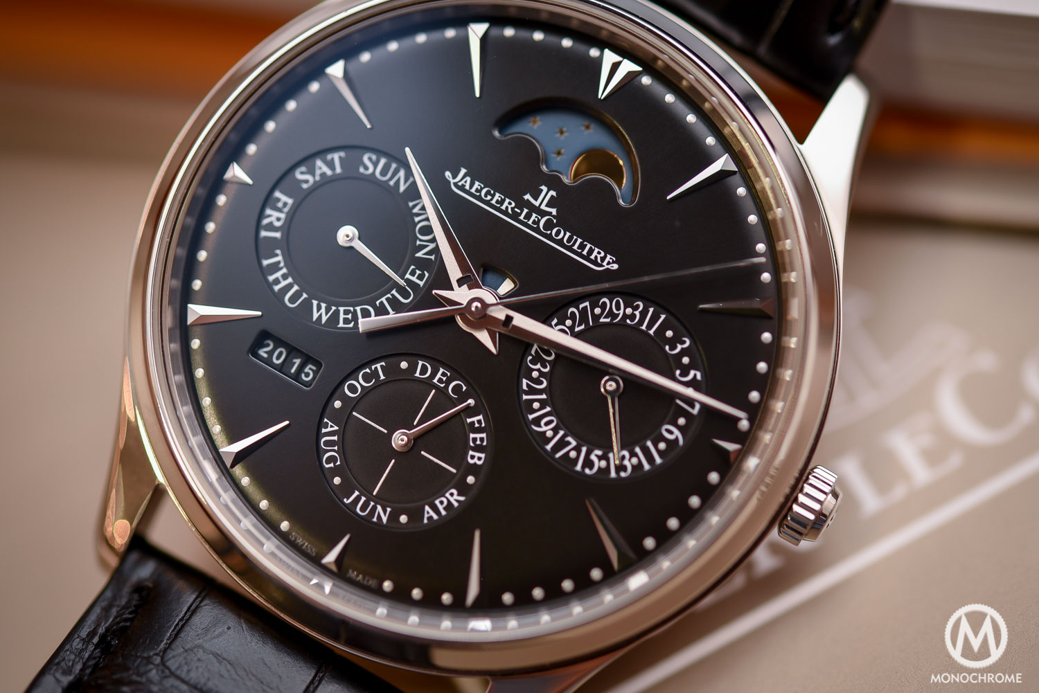 Jaeger-LeCoultre Master Ultra Thin Perpetual steel black dial - SIHH 2016