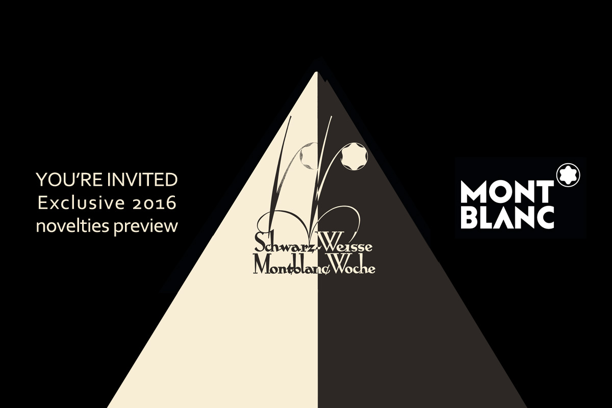 Montblanc Black & White week 2016