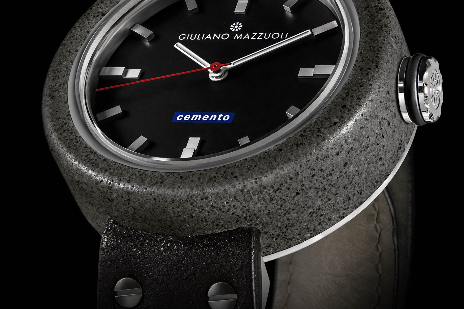Giuliano Mazzuoli Cemento - wristwatch made of cement