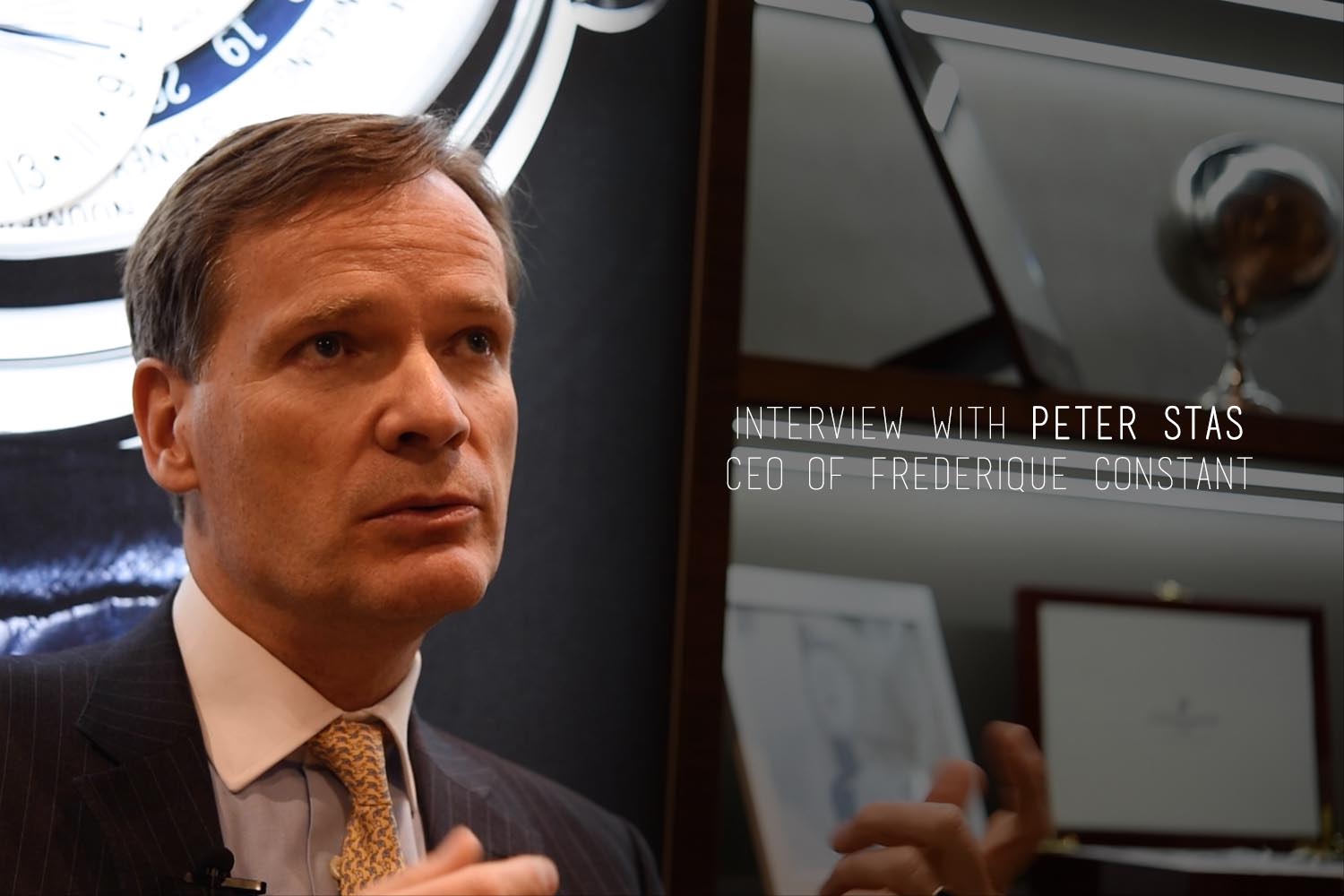 Interview with Peter Stas - CEO Frederique Constant - about the new Perpetual Calendar (Baselworld 2016)