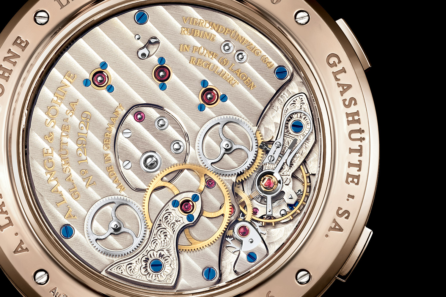 A. Lange Sohne Lange 1 TimeZone honey gold special edition - Dresden Dial