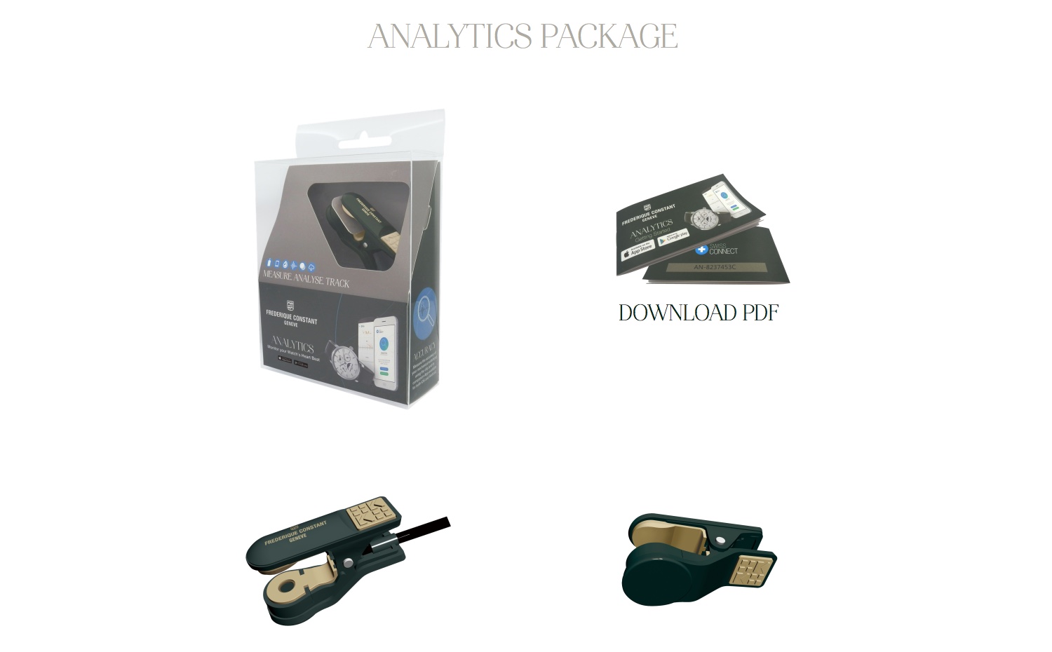 Frederique Constant Analytics Clip – Real Time Analytics For Your Watch