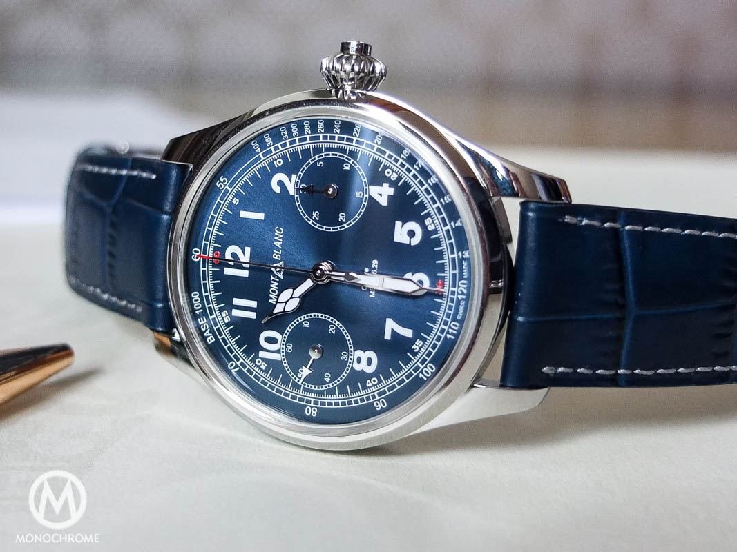 montblanc-1858-chronograph-tachymeter-steel-blue-dial-2