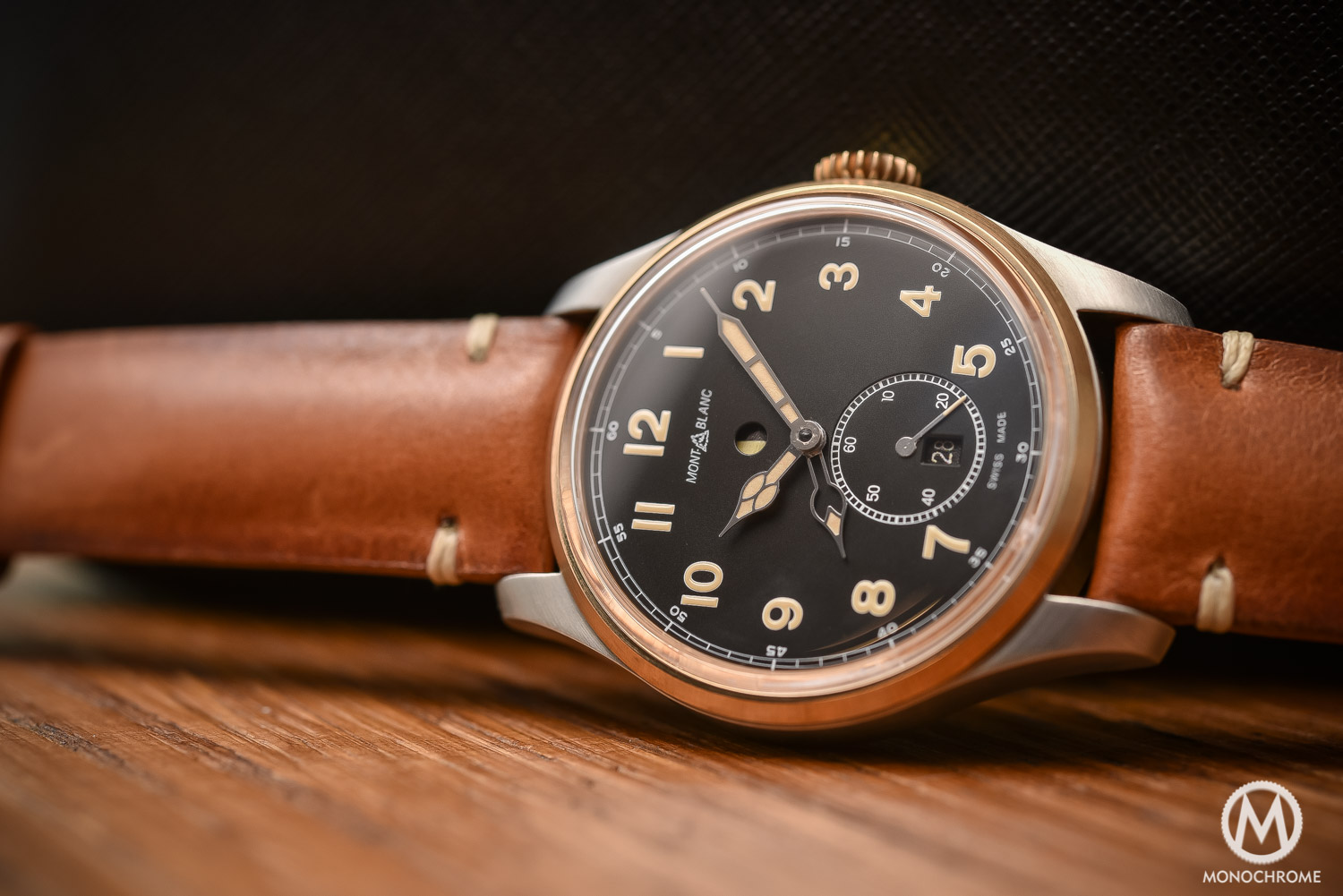 Montblanc 1858 Automatic Dual Time Bronze - Review Price