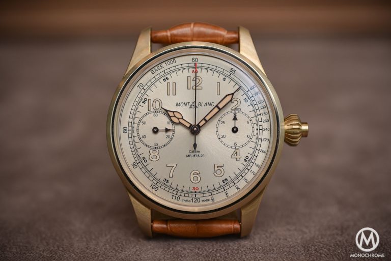 Montblanc 1858 Chronograph Tachymeter Limited Edition Bronze - Review Price