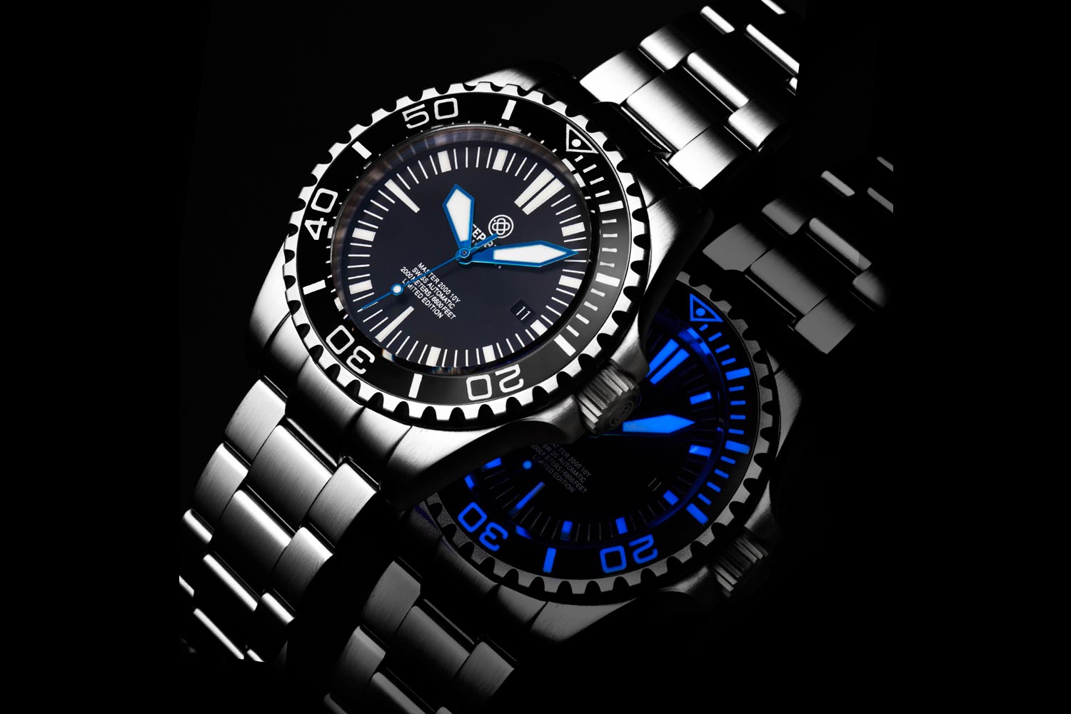 Value Proposition: Deep Blue Master 2000 Diver - 10 Years Limited Edition -  Monochrome Watches