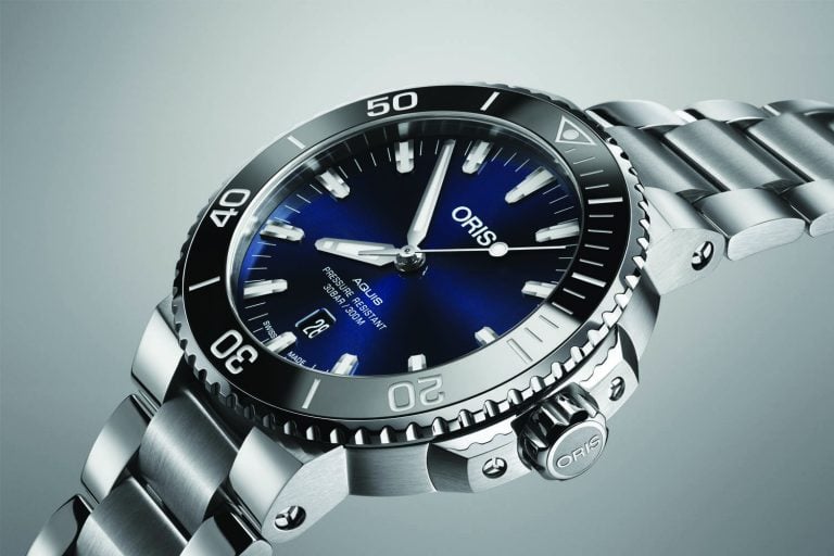 Introducing the new Oris x Bracenet Aquis with upcycled dial