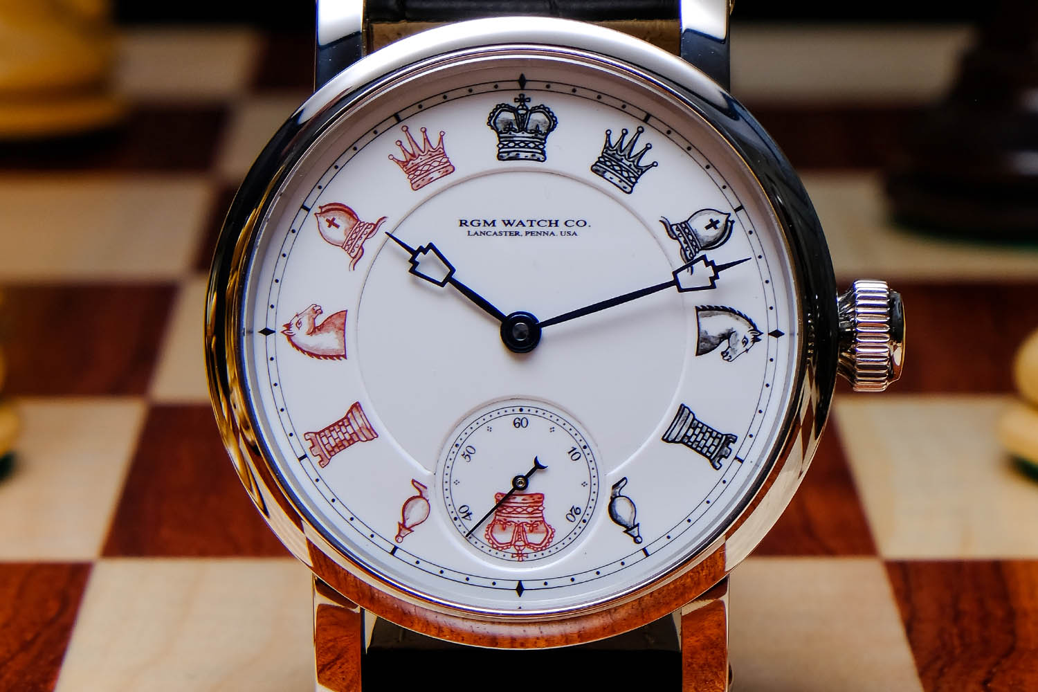RGM Chess in Enamel American-Made Watch