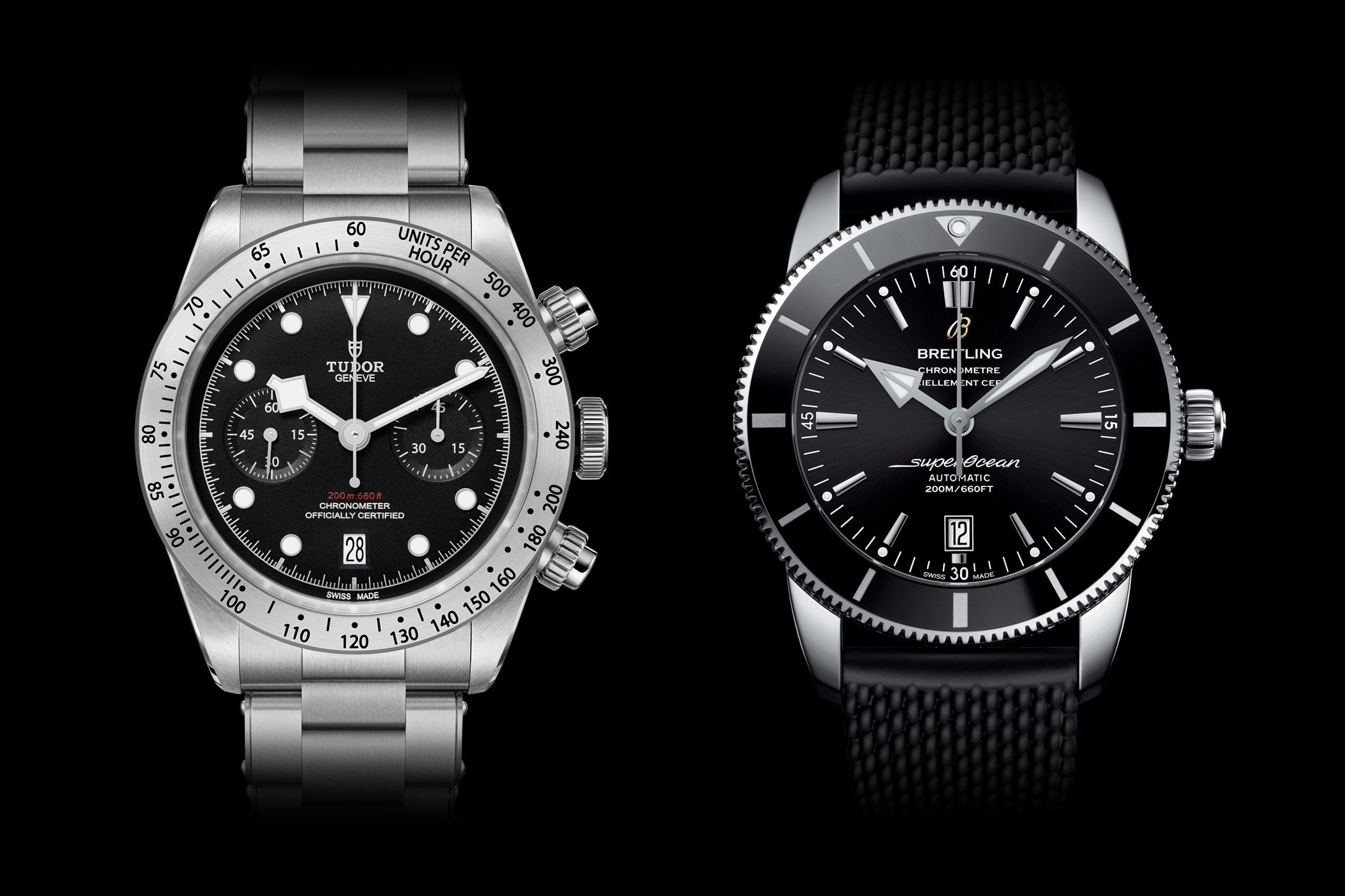 Breitling superocean heritage ii shop vs tudor black bay