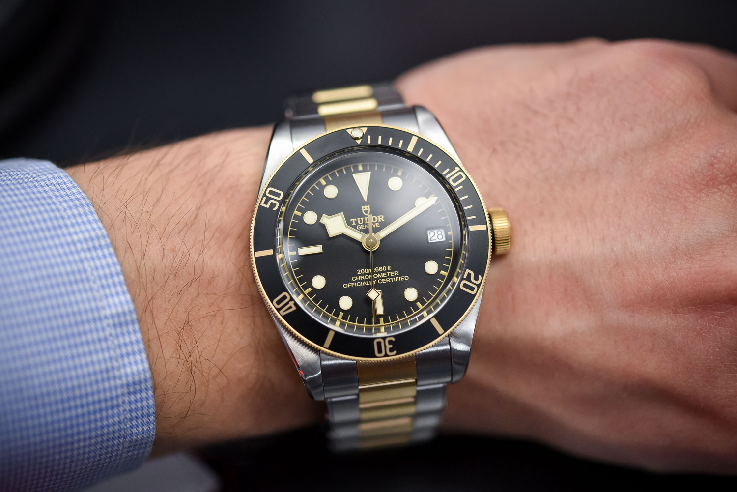 Tudor Heritage Black Bay Steel and Gold date - top 10 Baselworld 2017
