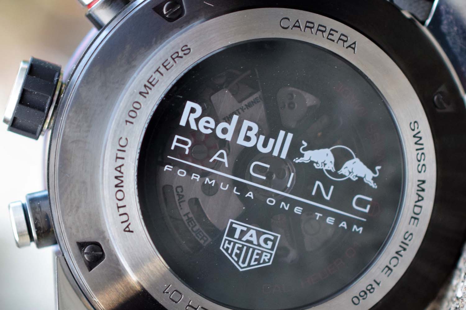 tag heuer carrera heuer01 red bull racing special edition